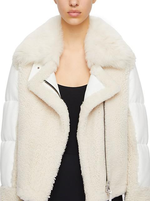 商品Shoreditch Ski Club|Lena Shearling Puffer,价格¥10747,第6张图片详细描述