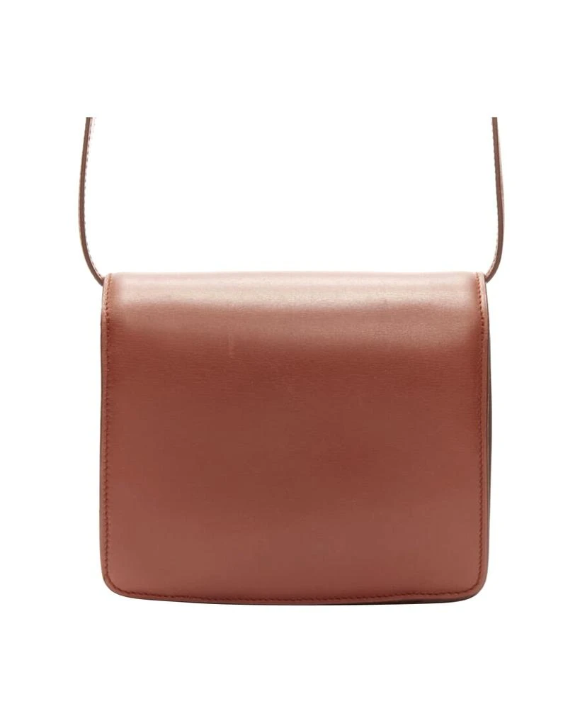 商品[二手商品] Celine|CELINE Classic Box tan brown calfskin gold clasp adjustable crossbody bag Small,价格¥24680,第5张图片详细描述