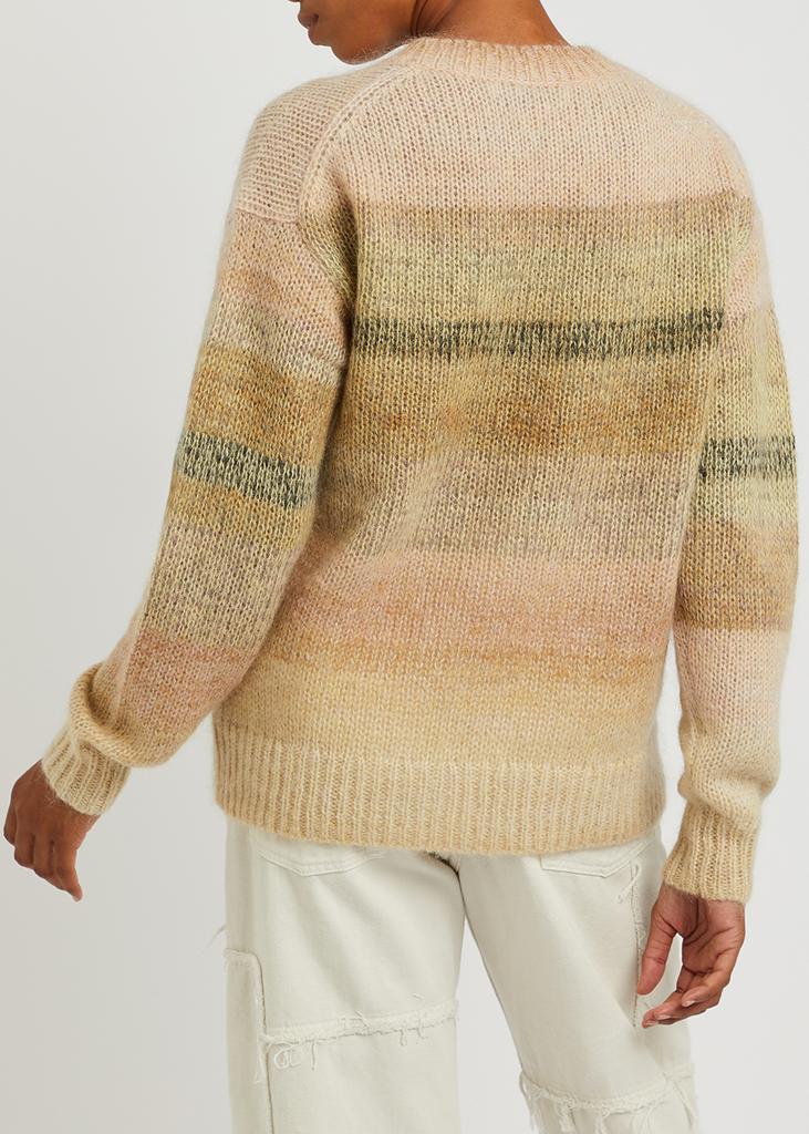 Striped open-knit mohair-blend jumper商品第3张图片规格展示