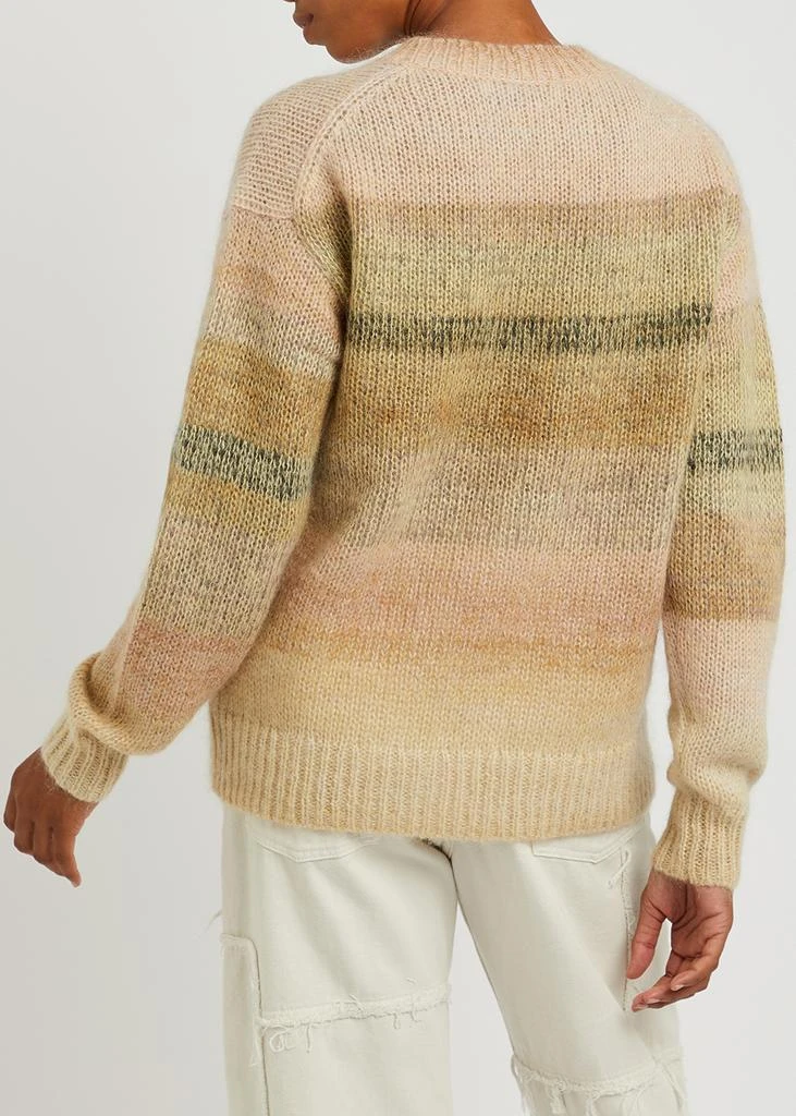 商品Acne Studios|Striped open-knit mohair-blend jumper,价格¥1437,第3张图片详细描述