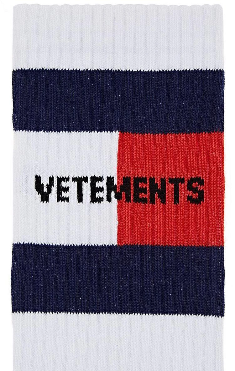 商品Vetements|Colorblocked Cotton-Blend Crew Socks,价格¥822,第2张图片详细描述
