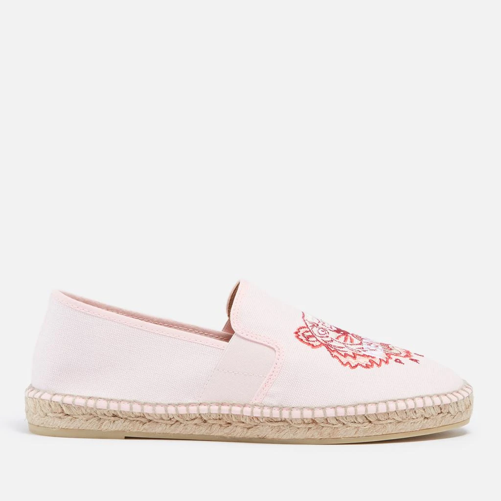商品Kenzo|KENZO Tiger Raffia and Cotton-Canvas Espadrilles,价格¥965,第1张图片