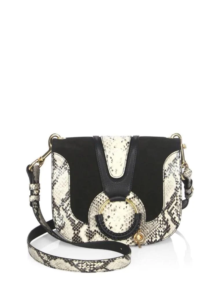 商品See by Chloé|Hana Python Leather Shoulder Bag,价格¥1810,第1张图片