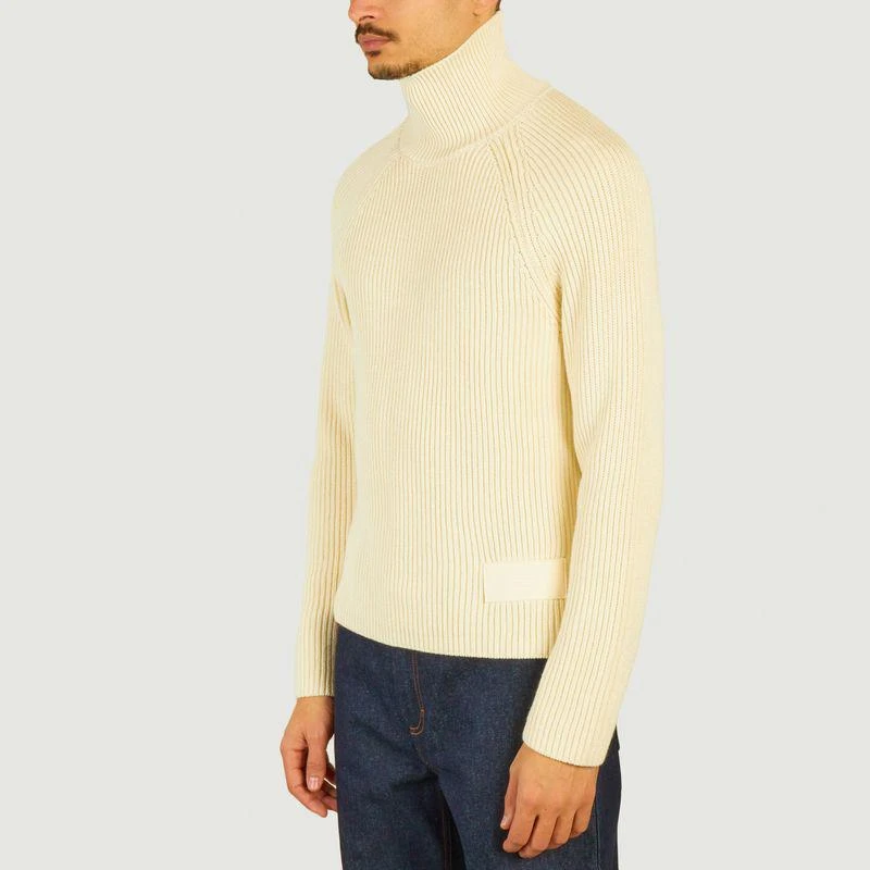 商品AMI|TURTLENECK Pullover IVORY AMI PARIS,价格¥1890,第2张图片详细描述