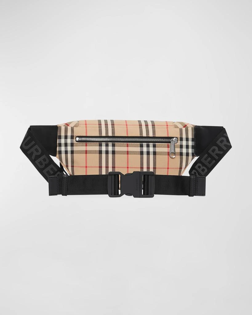 商品Burberry|Men's Vintage Check Nylon Belt Bag/Fanny Pack,价格¥4266,第4张图片详细描述