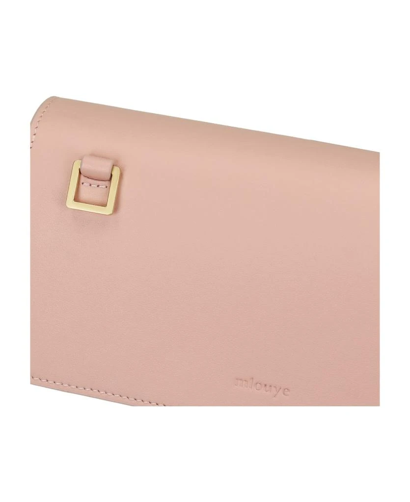 商品Mlouye|Naomi Clutch In Rose-pink Leather,价格¥2504,第5张图片详细描述