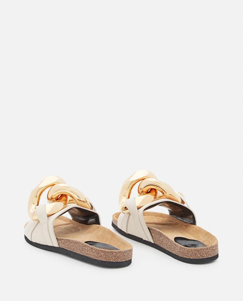 商品JW Anderson|CHAIN LEATHER SANDALS,价格¥4210,第3张图片详细描述