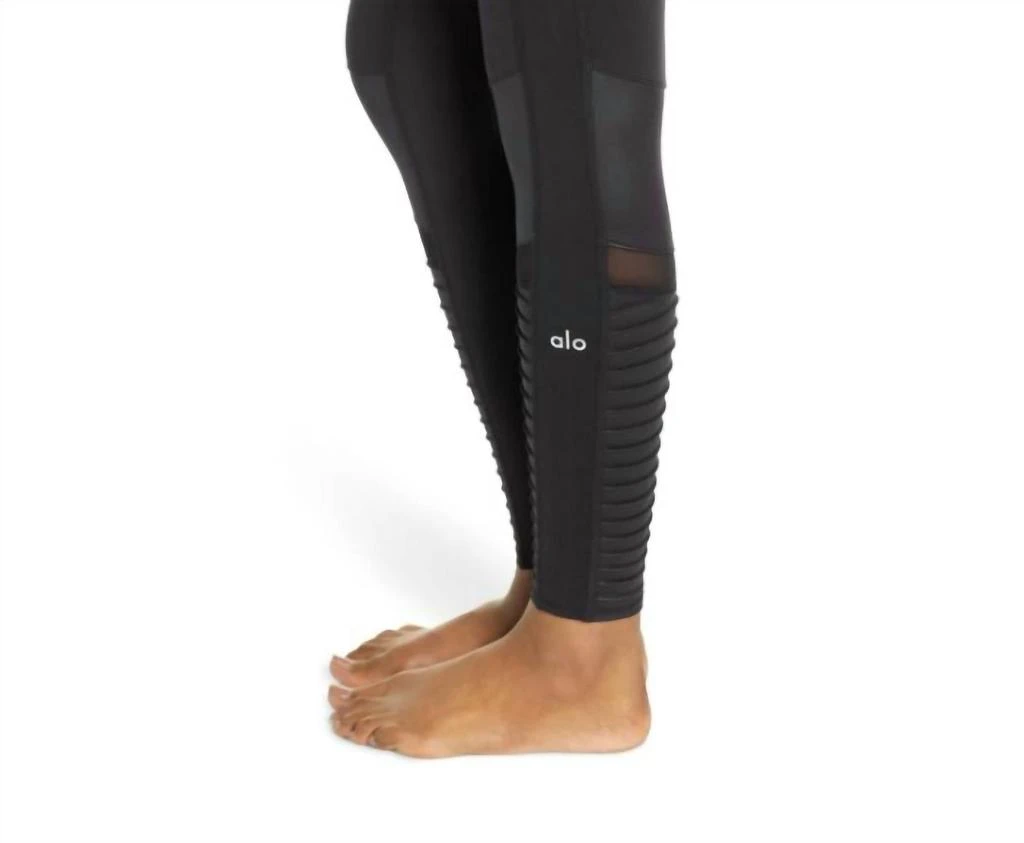 商品Alo|Alo Yoga - High Waisted Moto Leggings,价格¥930,第4张图片详细描述