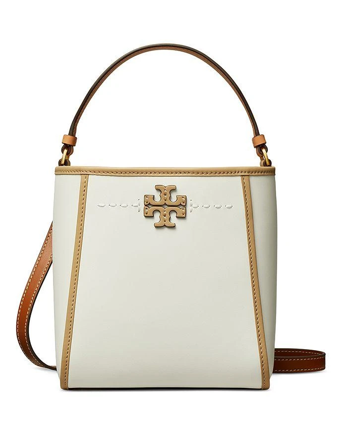 商品Tory Burch|Small McGraw Leather Bucket Crossbody,价格¥1845,第1张图片