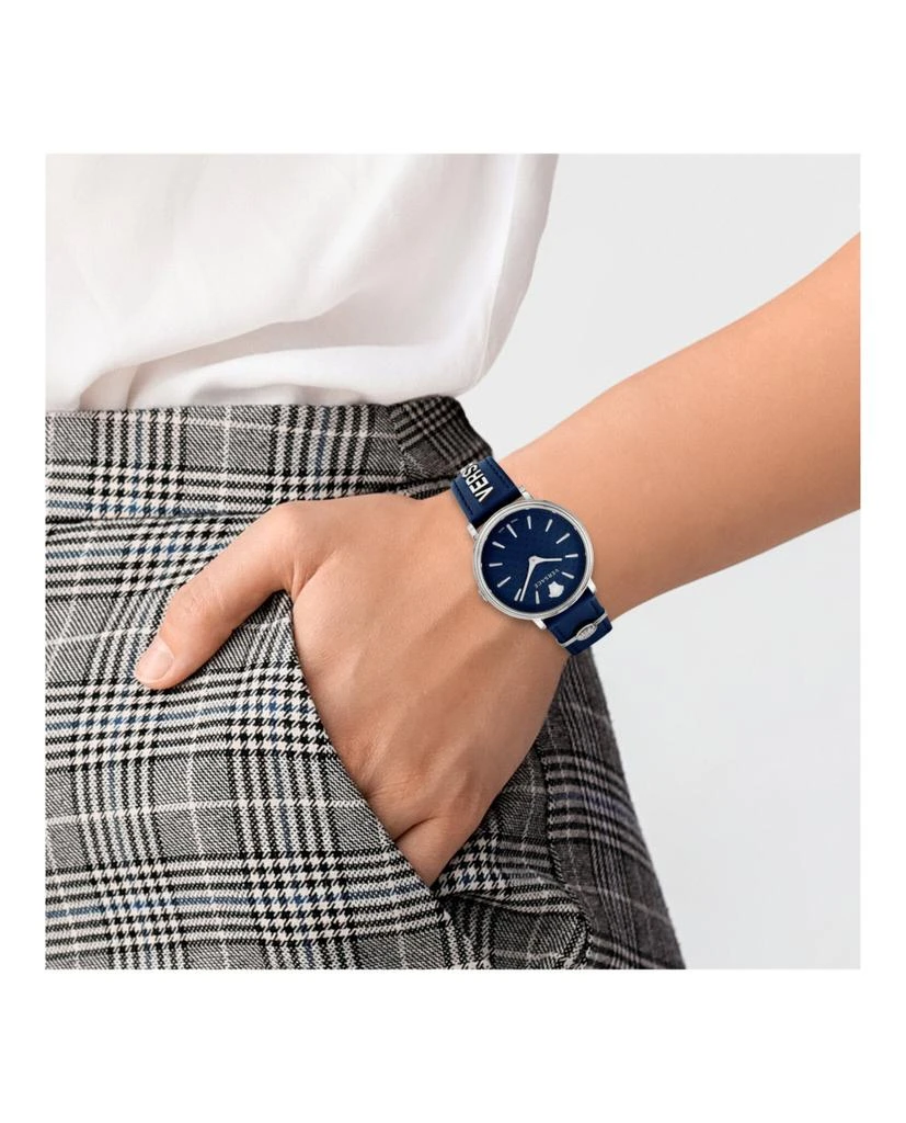 商品Versace|V-Circle Strap Watch,价格¥2120,第5张图片详细描述