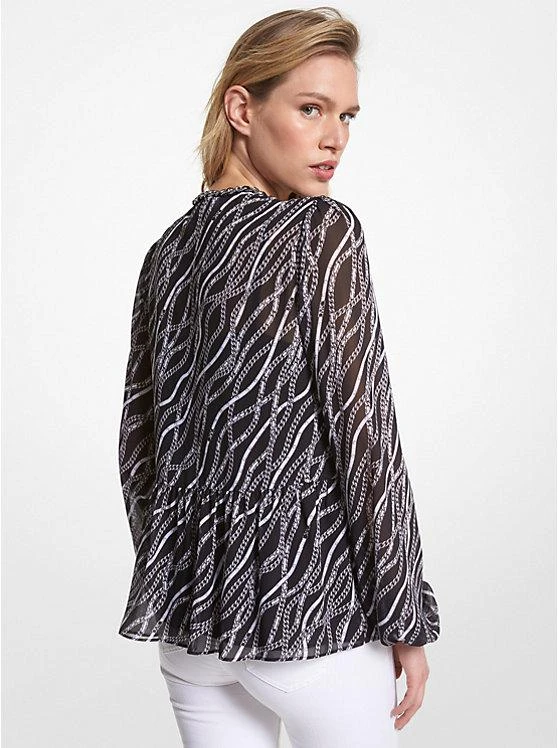 商品Michael Kors|Status Print Georgette Tunic,价格¥199,第2张图片详细描述