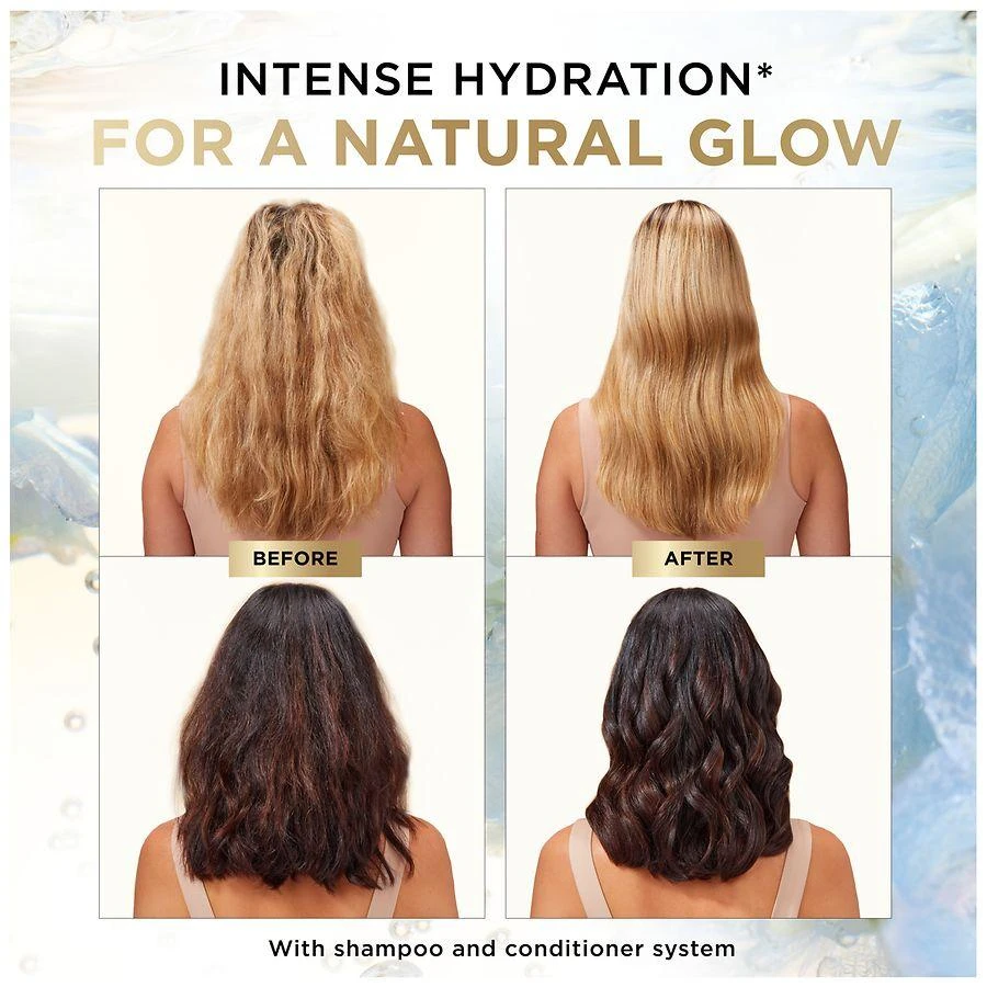商品Pantene Nutrient Blends|Hydrating Glow Baobab + Hyaluronic Sulfate Free Conditioner Fresh,价格¥96,第4张图片详细描述