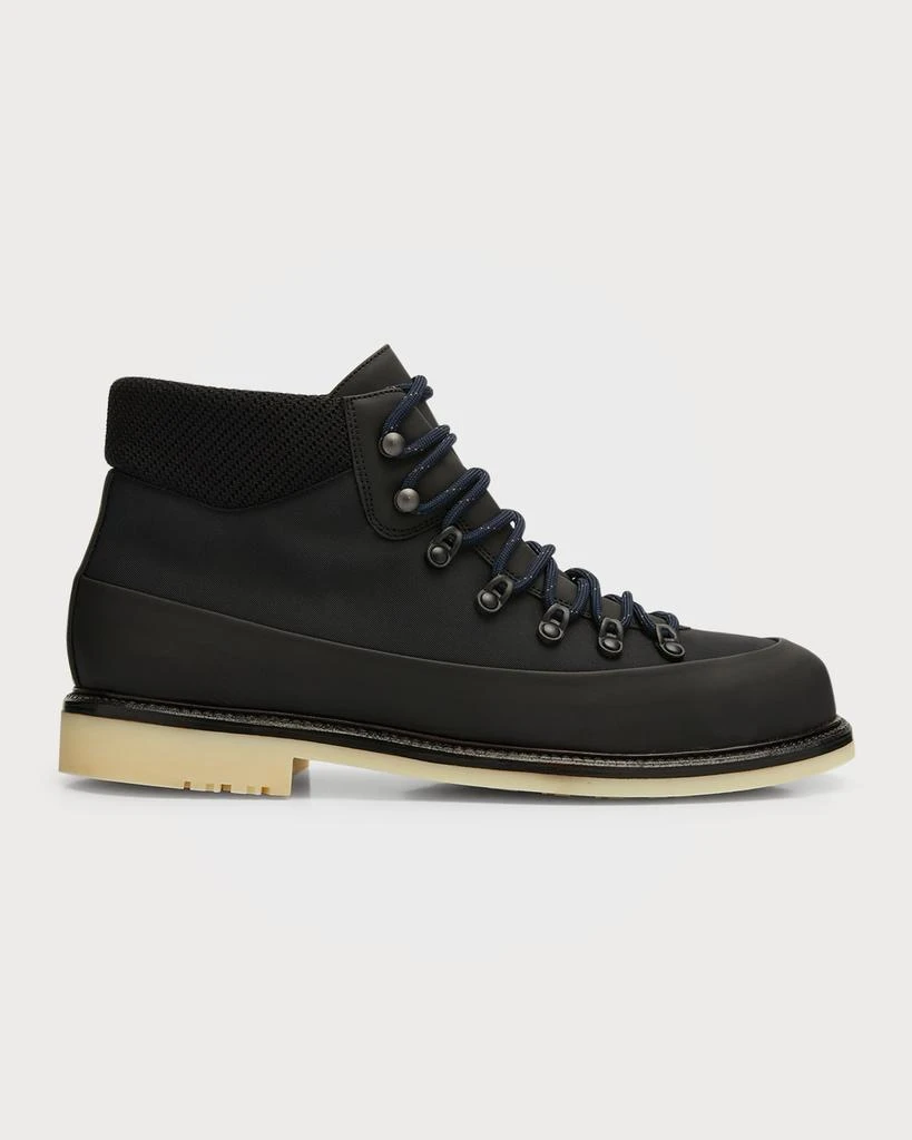 商品Loro Piana|Men's Laax Walk Nylon Lace-Up Rain Boots,价格¥16400,第1张图片