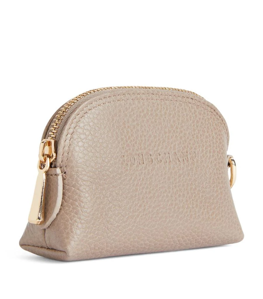 商品Longchamp|Leather Le Foulonné Coin Purse,价格¥756,第3张图片详细描述