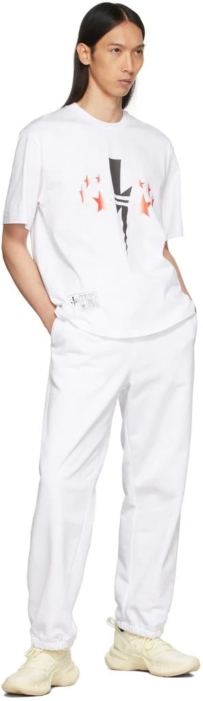 商品Neil Barrett|White Thunderbolt Lounge Pants,价格¥1497,第4张图片详细描述