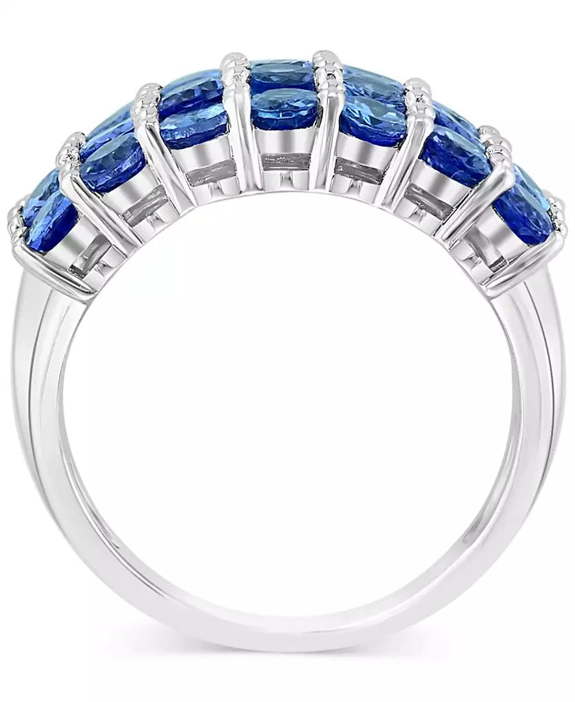 商品Effy|EFFY® Tanzanite Matrix Cluster Ring (2-5/8 ct. t.w.) in Sterling Silver,价格¥935,第4张图片详细描述