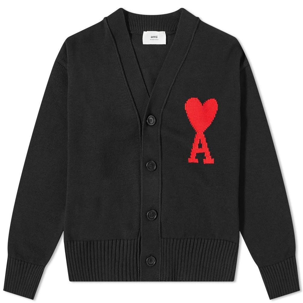 商品AMI|AMI Large A Heart Cardigan,价格¥3273,第1张图片