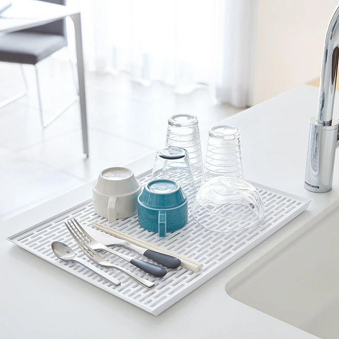 商品Yamazaki|Tower Wide Sink Glass Drainer,价格¥195,第4张图片详细描述