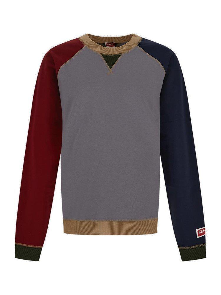 Kenzo Colour-Block Panelled Oversized Sweatshirt商品第1张图片规格展示