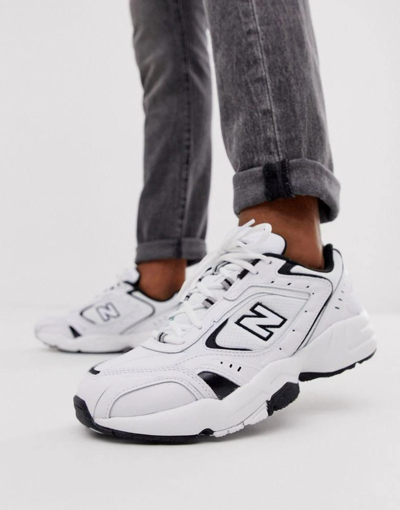 商品New Balance|New Balance 452 chunky trainers in white,价格¥715,第1张图片