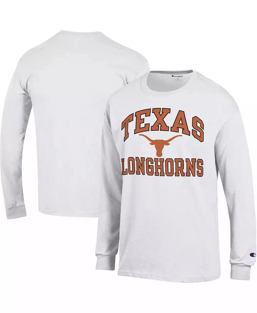 商品CHAMPION|Men's White Texas Longhorns High Motor Long Sleeve T-shirt,价格¥242,第1张图片