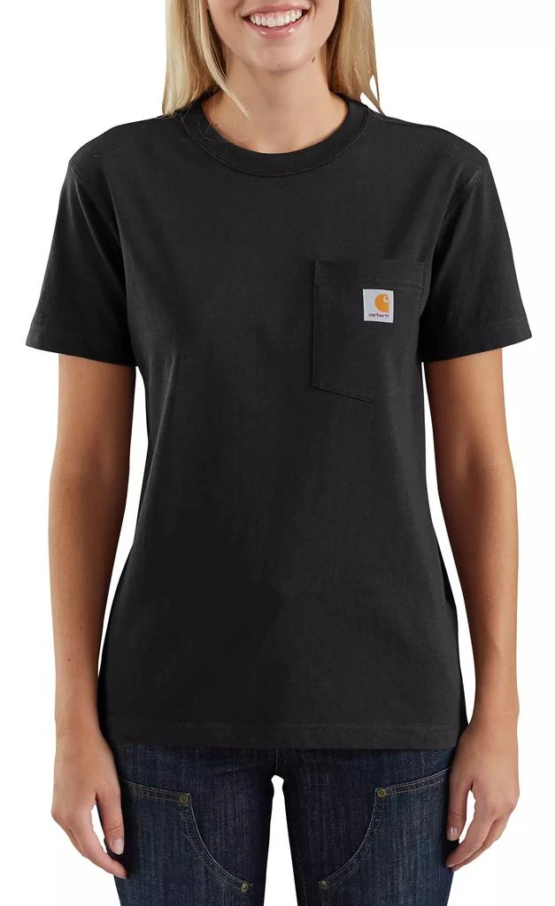 商品Carhartt|Carhartt Women's WK87 Workwear Pocket SS T-Shirt,价格¥168,第1张图片