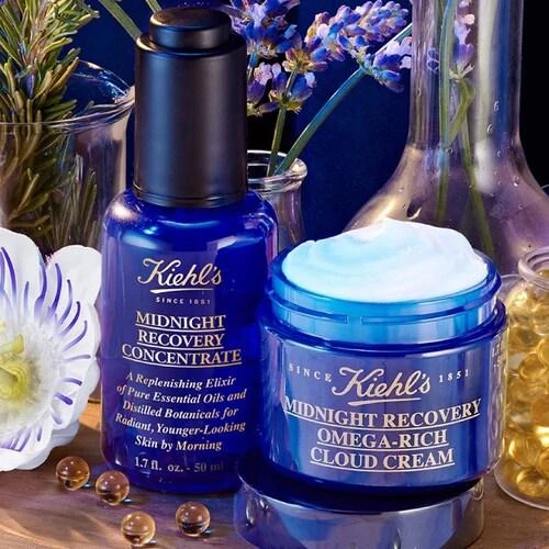 商品Kiehl's|Midnight Recovery Concentrate Moisturizing Face Oil,价格¥235,第3张图片详细描述