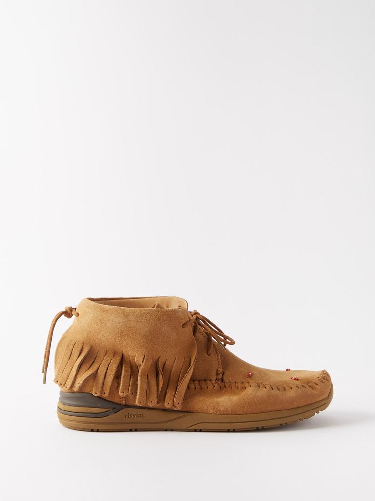 FBT Shaman Folk suede trainers商品第1张图片规格展示