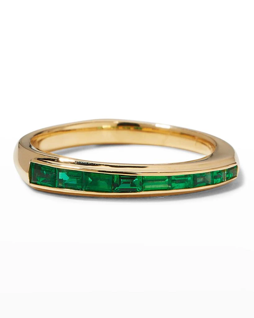 商品Stephen Webster|Baguette Stack Ring with Emeralds,价格¥34742,第1张图片