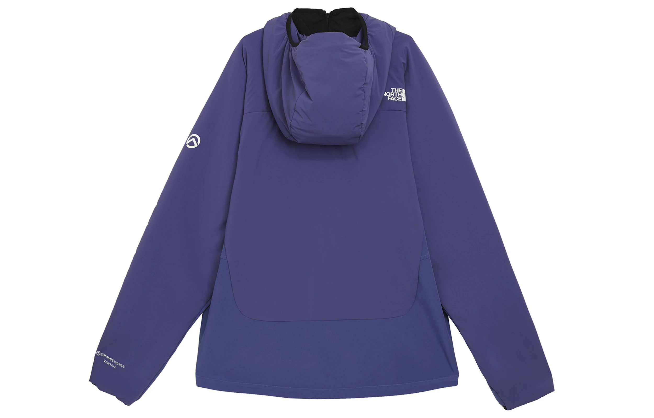 商品[国内直发] The North Face|北面 Summit Series Casaval Hybrid Hoodie 纯色标志拉链连帽长袖夹克外套 男款 蓝色,价格¥1969,第3张图片详细描述