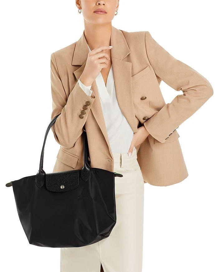 商品Longchamp|Le Pliage Green Medium Nylon Tote Bag,价格¥1106,第2张图片详细描述