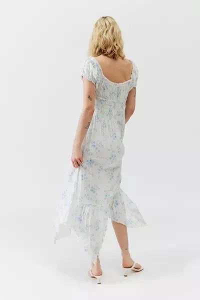 商品Kimchi Blue|Kimchi Blue Suki Floral Smocked Midi Dress,价格¥567,第4张图片详细描述