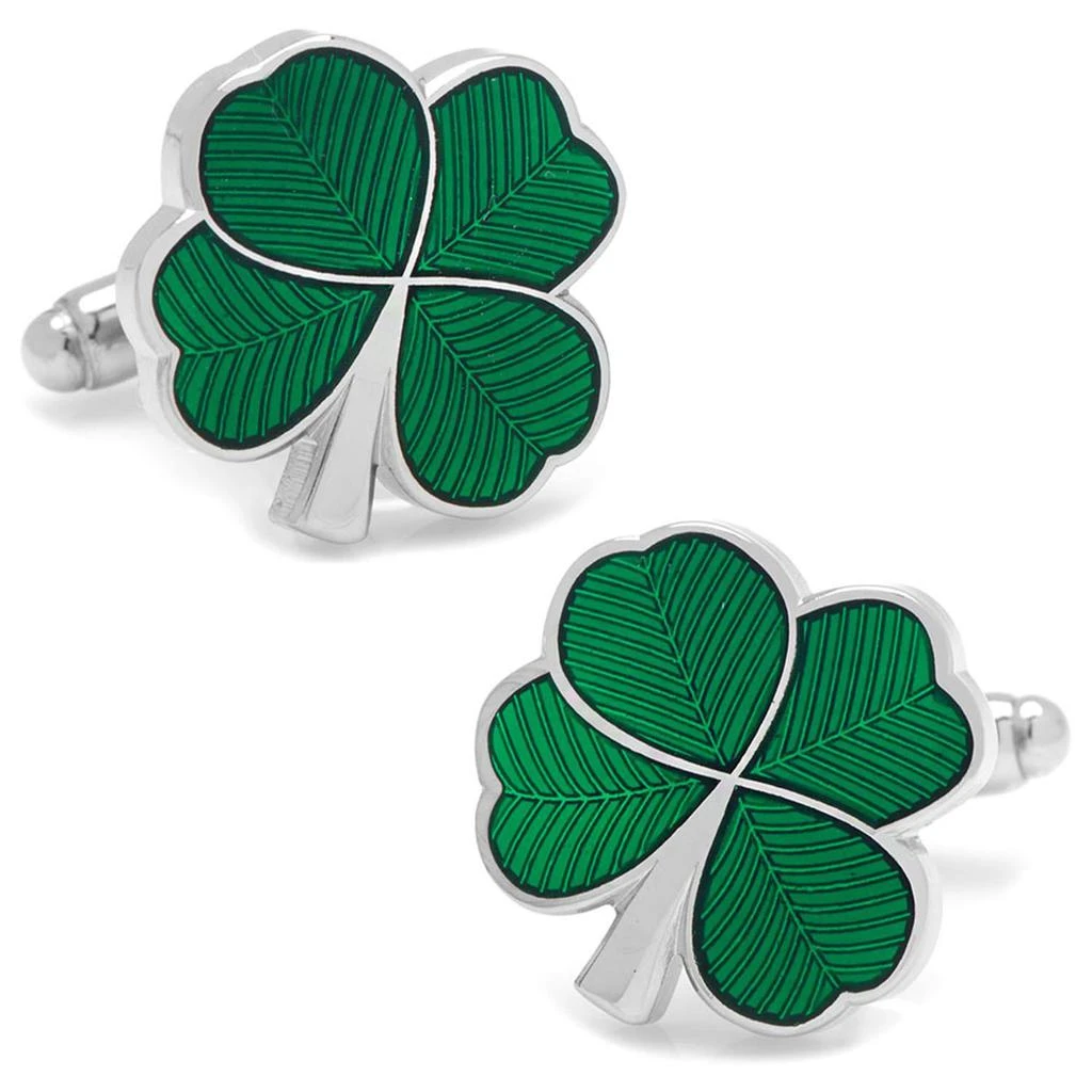 商品Cufflinks Inc.|Green Clover Cufflinks,价格¥454,第1张图片