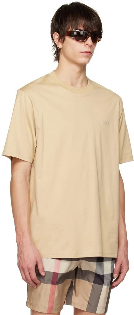 商品Burberry|Beige Bonded T-Shirt,价格¥4203,第2张图片详细描述