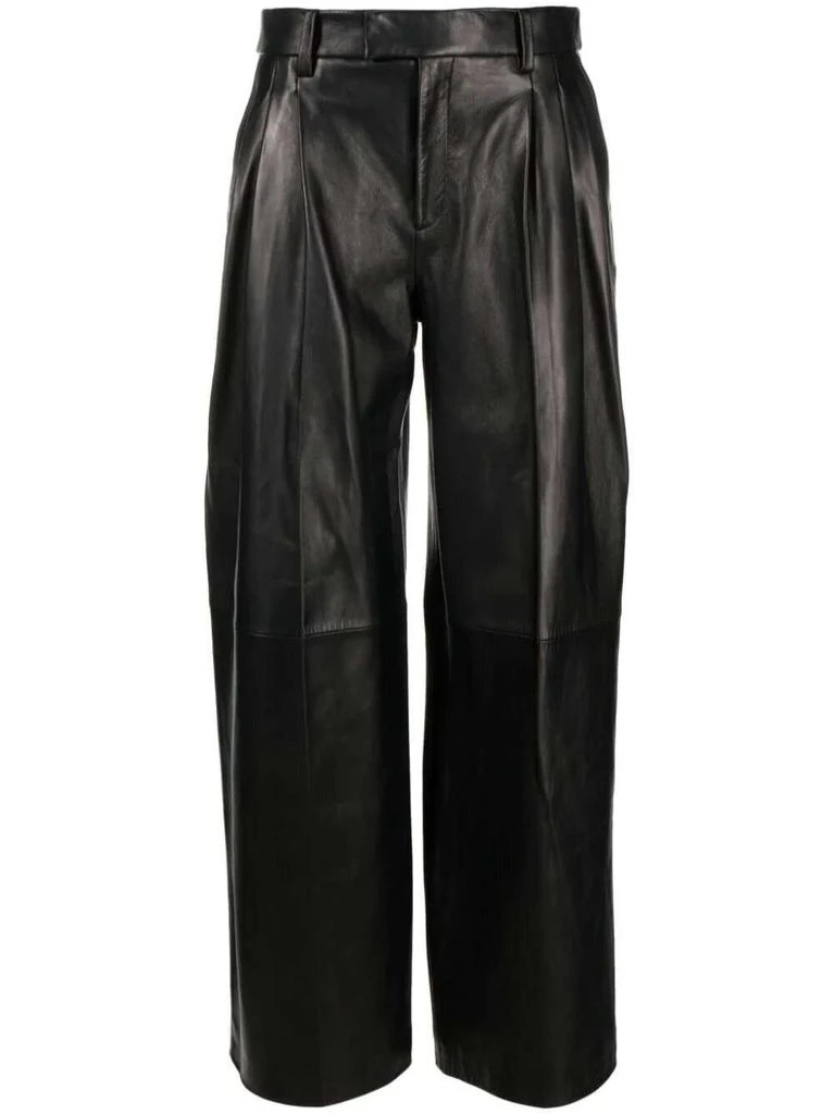商品Alexander Wang|Alexander Wang Pleated Wide-Leg Trousers,价格¥9460,第1张图片