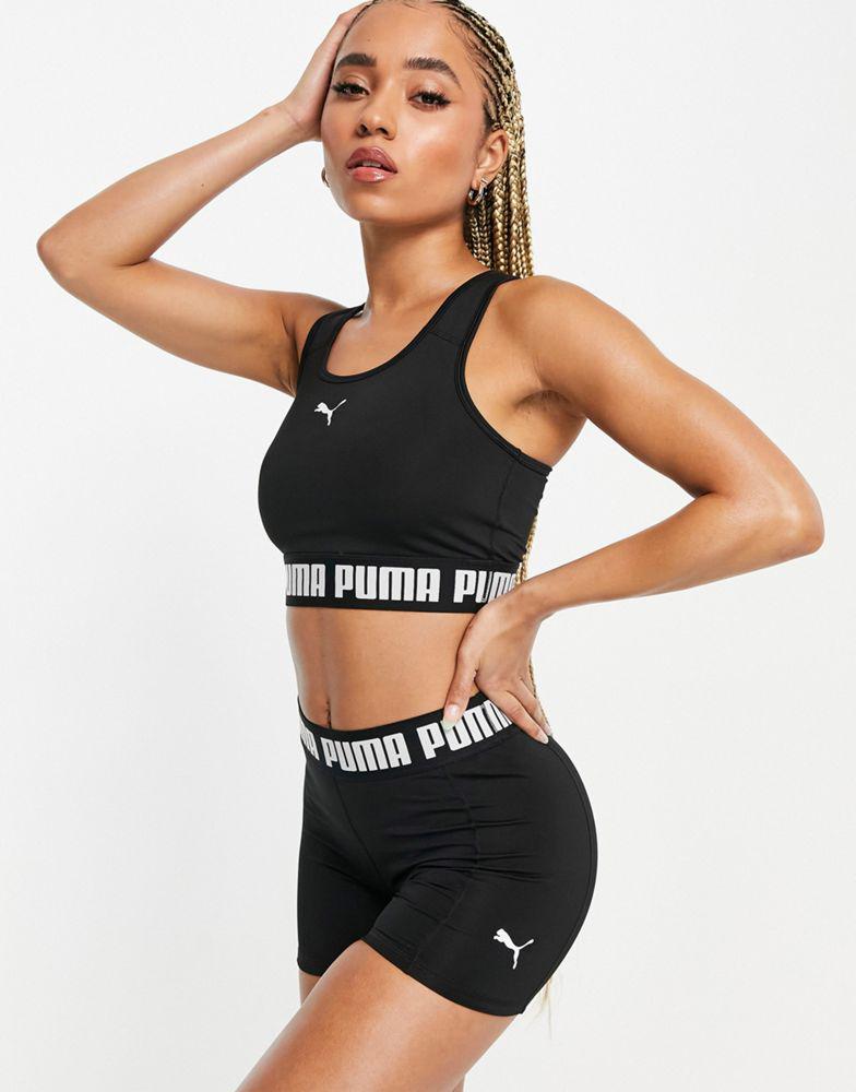 Puma Training Strong 3 inch shorts in black商品第4张图片规格展示