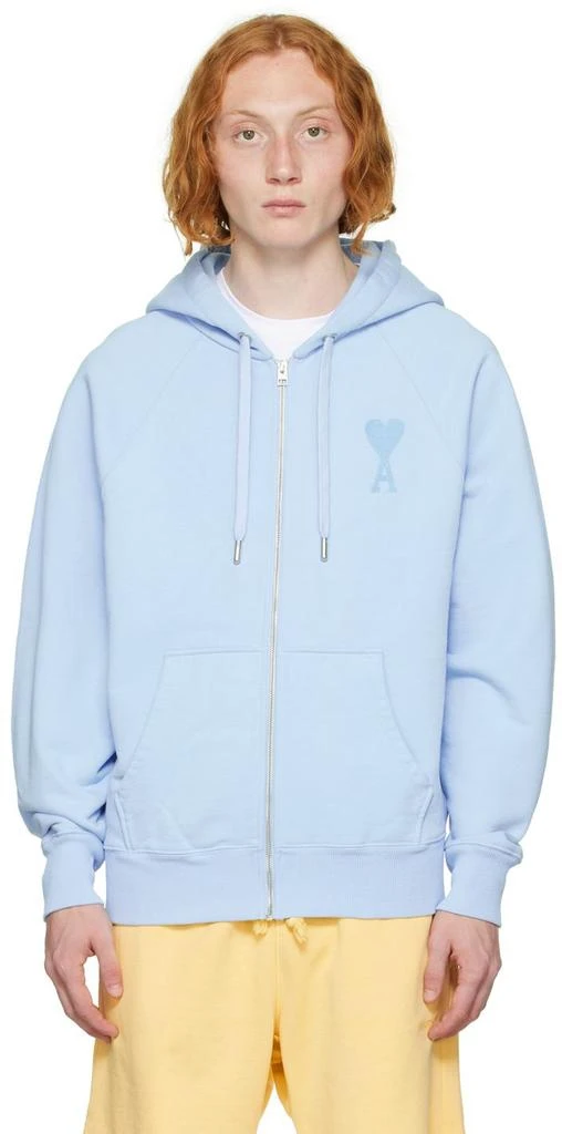 商品AMI|Blue Ami de Cœur Hoodie,价格¥1203,第1张图片