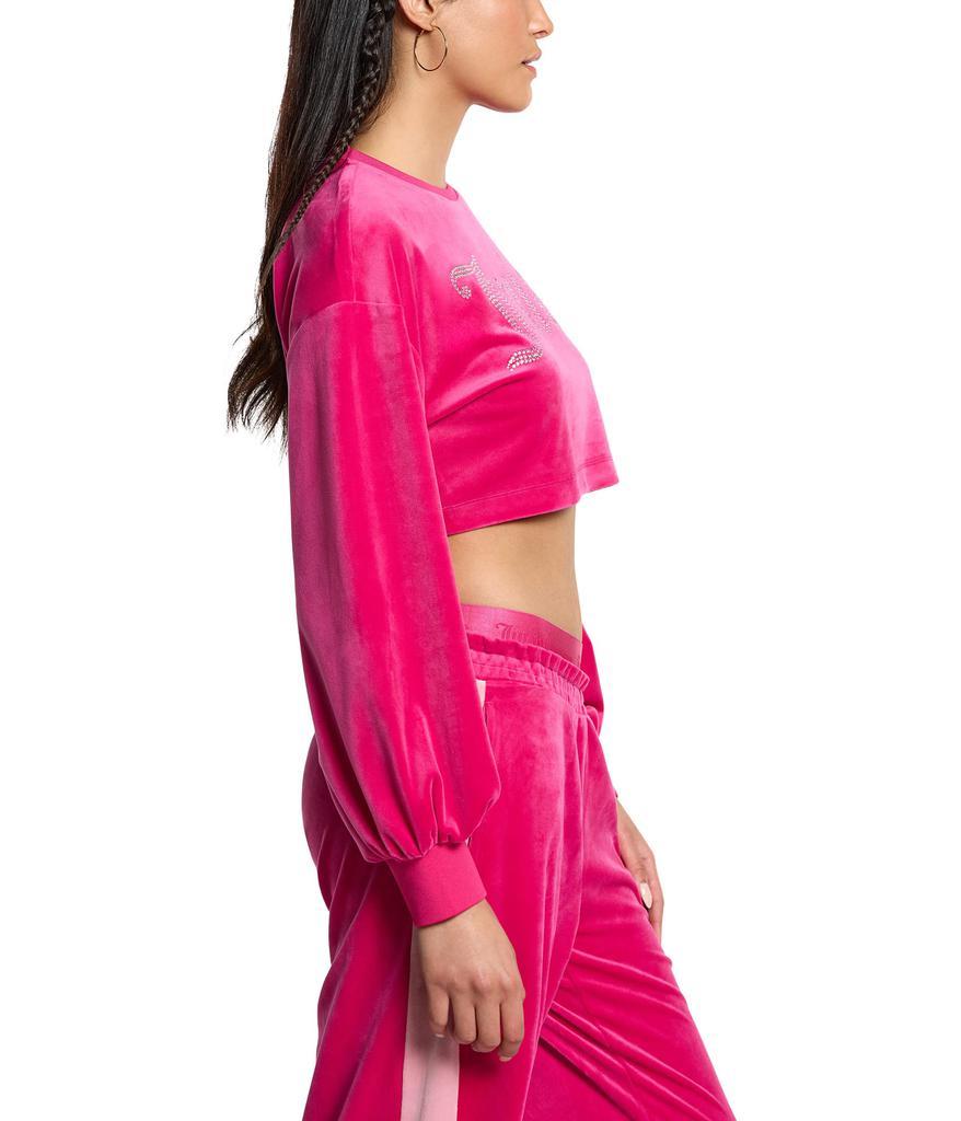 商品Juicy Couture|Balloon Sleeve Pullover with Front Bling,价格¥651,第5张图片详细描述