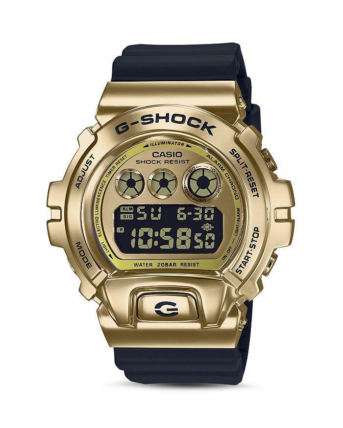 商品G-Shock|Gold-Tone Digital Watch, 49.7mm x 53.9mm,价格¥1713,第3张图片详细描述