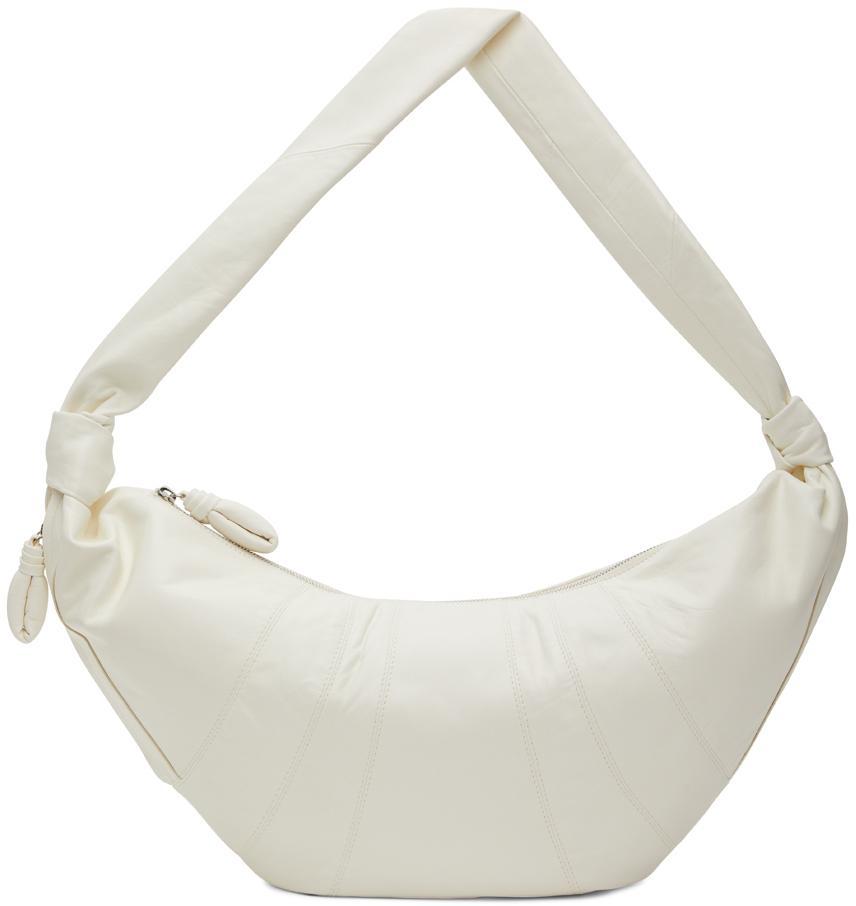 商品Lemaire|White Large Croissant Bag,价格¥5954,第6张图片详细描述
