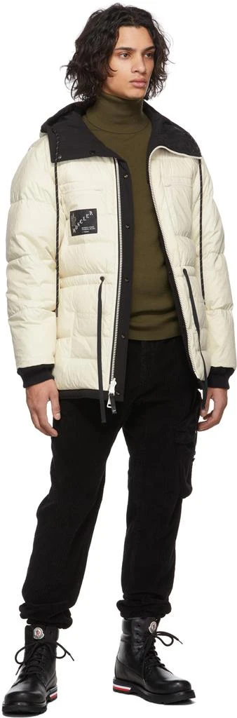 商品Moncler|7 Moncler FRGMT Hiroshi Fujiwara Reversible Off-White Down Glostery Jacket,价格¥16758,第4张图片详细描述