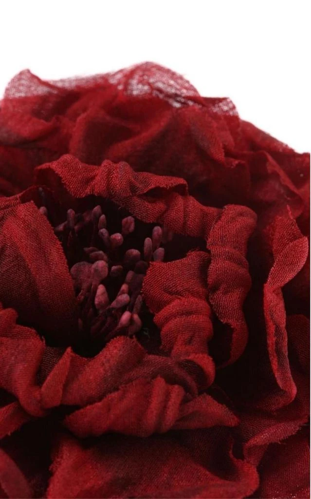 商品Gucci|Red Silk Flower Brooch,价格¥3203,第3张图片详细描述
