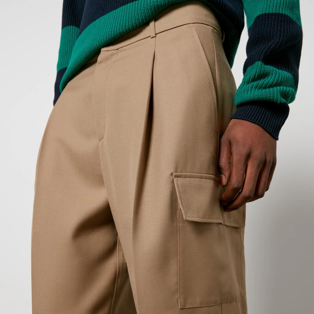 商品Drôle de Monsieur|Le Pantalon Woven Cargo Flannel Trousers,价格¥963,第4张图片详细描述