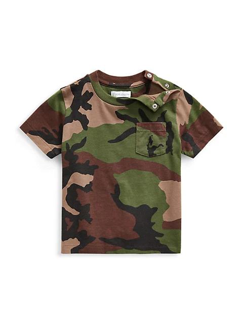 Baby Boy's Jersey Camo-Print T-Shirt商品第1张图片规格展示