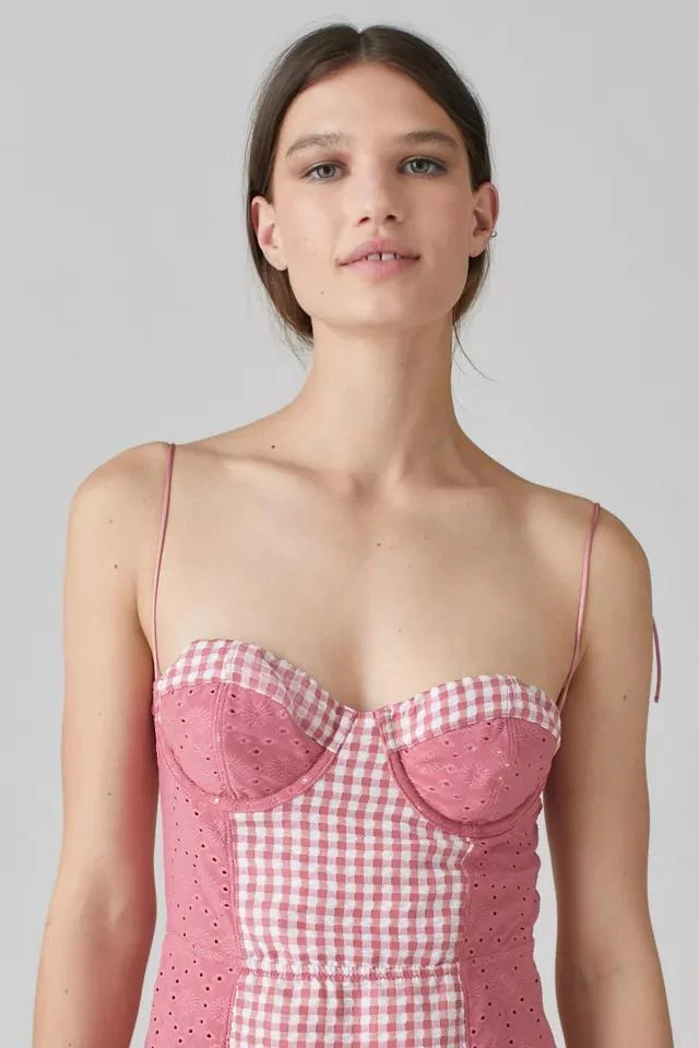 商品Urban Outfitters|UO Felicity Eyelet Bustier Mini Dress,价格¥234,第4张图片详细描述