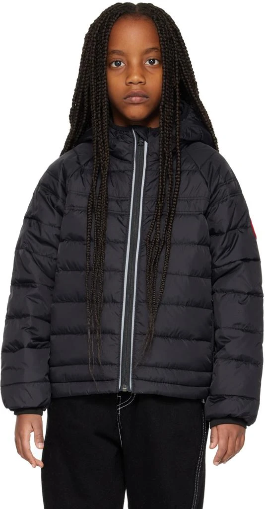 商品Canada Goose|Kids Black Bobcat Hoody Down Jacket,价格¥2950,第1张图片