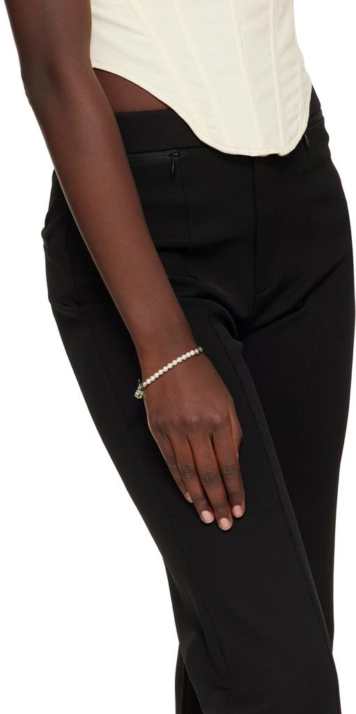 商品Justine Clenquet|SSENSE Exclusive Silver Maddy Bracelet,价格¥197,第3张图片详细描述