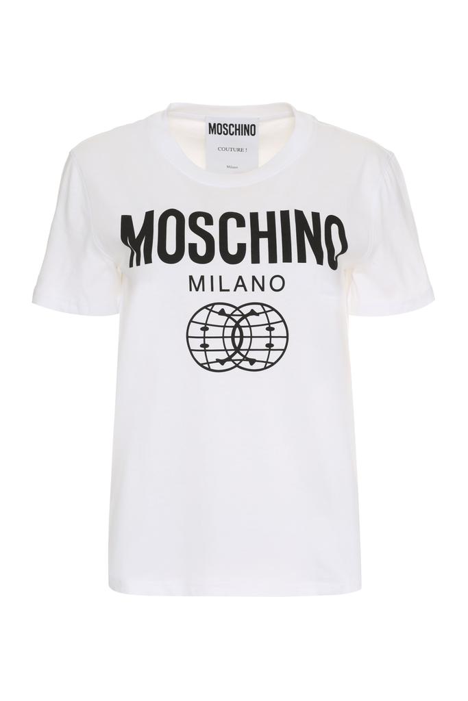 Moschino Printed Cotton T-shirt商品第1张图片规格展示