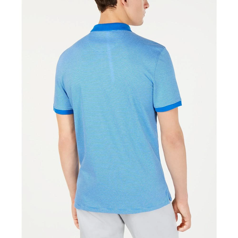 商品Calvin Klein|Men's Liquid Touch Micro Stripe Polo Shirt,价格¥113,第2张图片详细描述