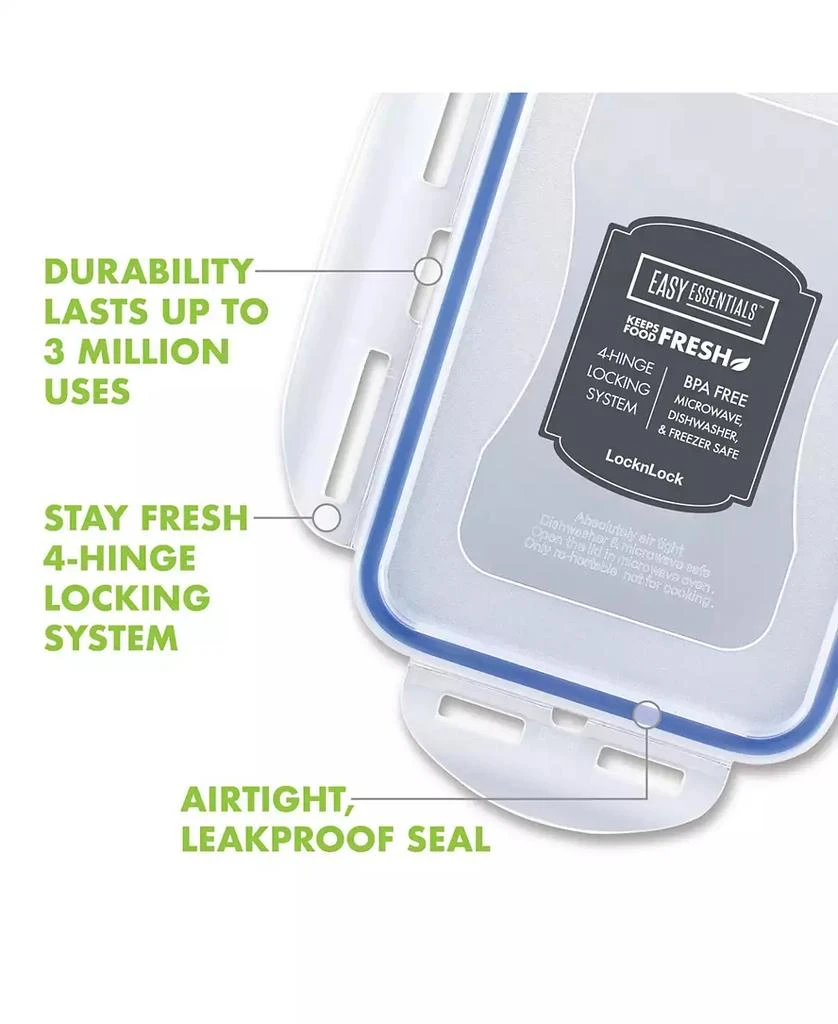 Easy Essentials 12-Pc. On the Go 12-Oz. Meals Divided Rectangular Food Storage Containers 商品